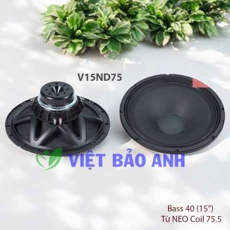 Loa bass 15inch V15ND75 - từ NEO