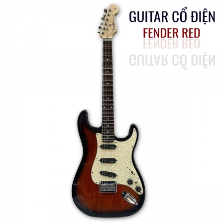 Guitar điện phím lõm  Fender Red