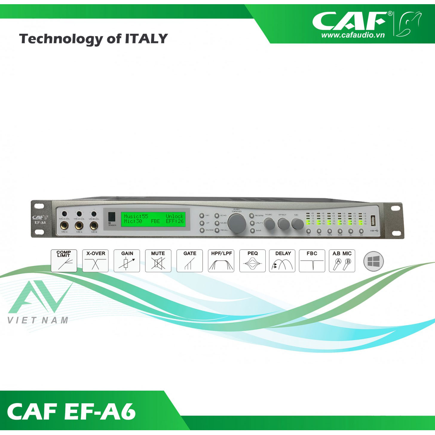 Vang số CAF EF-A6
