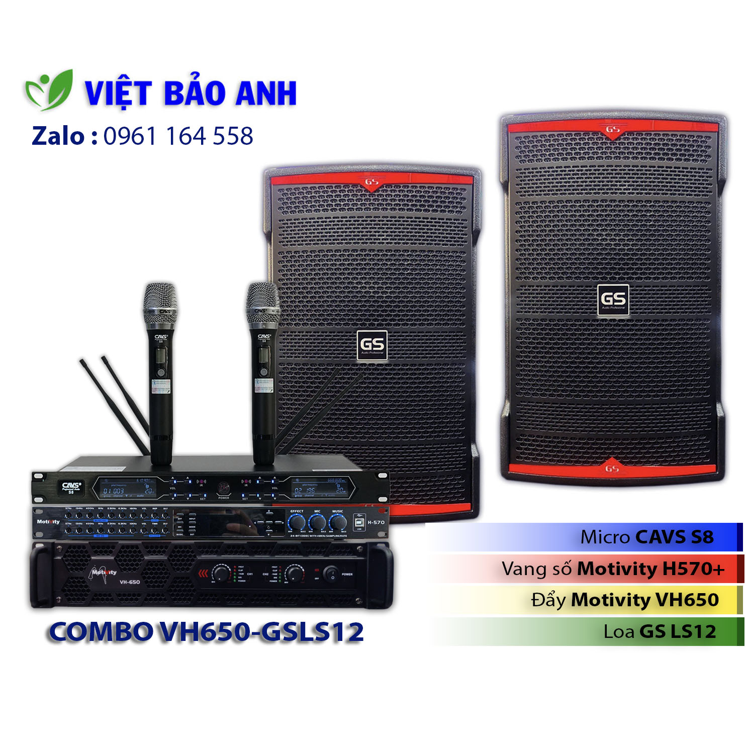 Dàn karaoke Motivity GS VH650-GSLS12