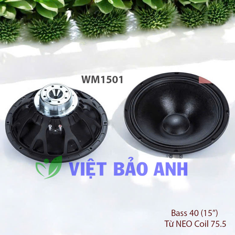 Loa bass 15inch WM1501 - từ NEO